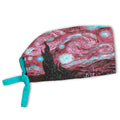 Gorro quirúrgico Noche Estrellada Rosa